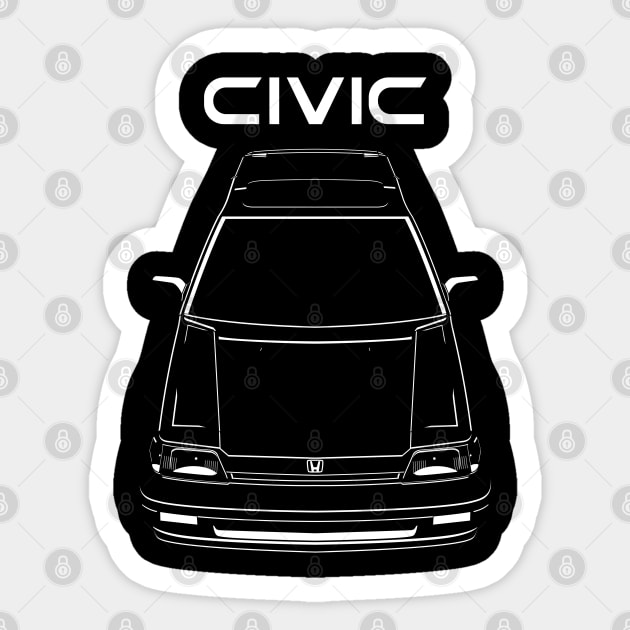 Civic SI 3rd gen 1984-1986 Sticker by jdmart